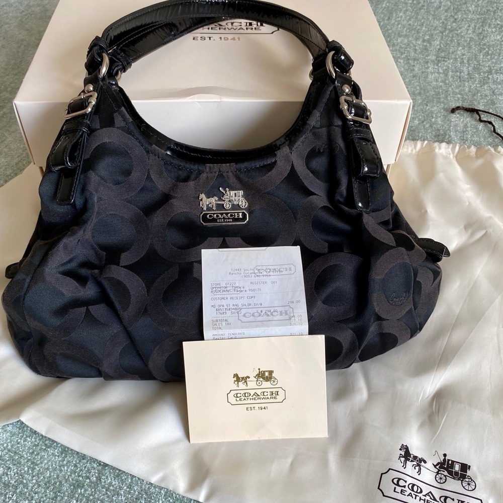 Coach Madison Op Art Maggie Purse